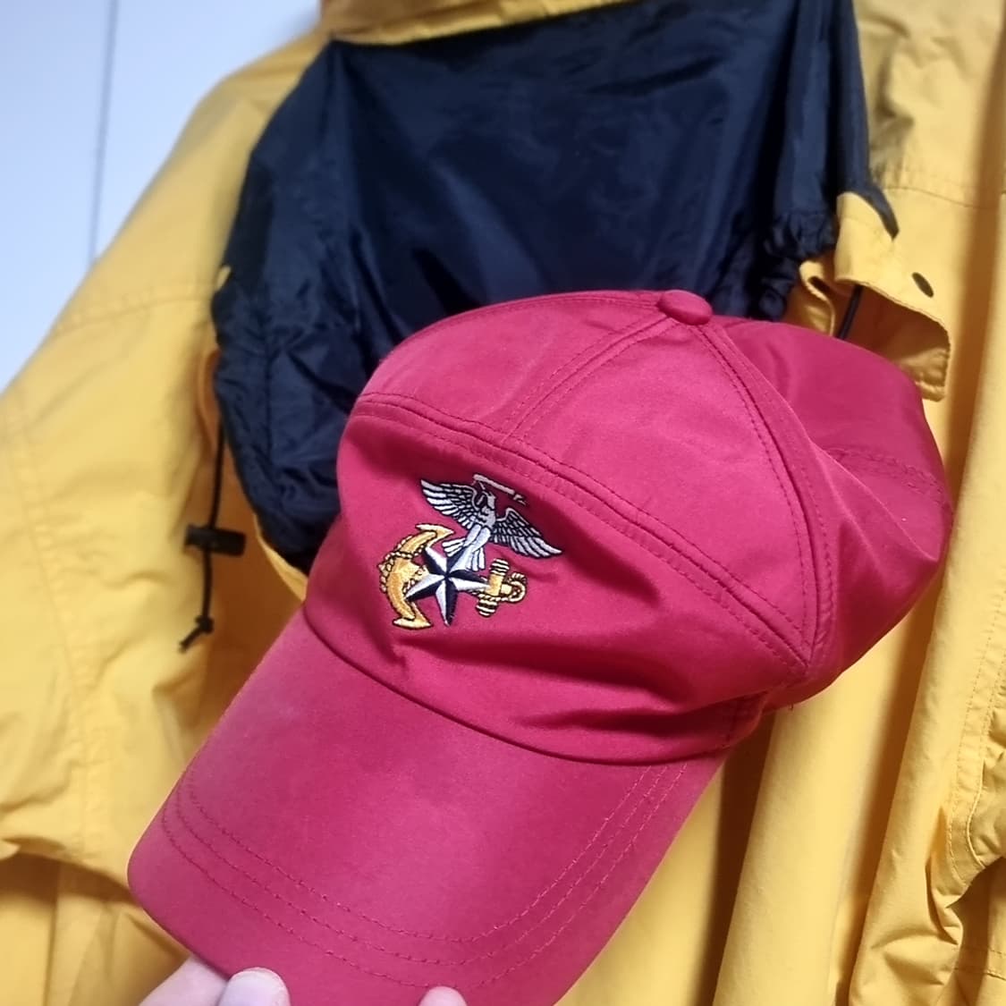 밀리터리 레드 해병대 모자 자수(free) 상품이미지6