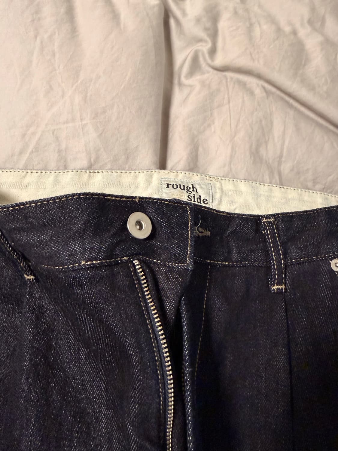 러프사이드 드레이프 데님 팬츠 상품이미지2