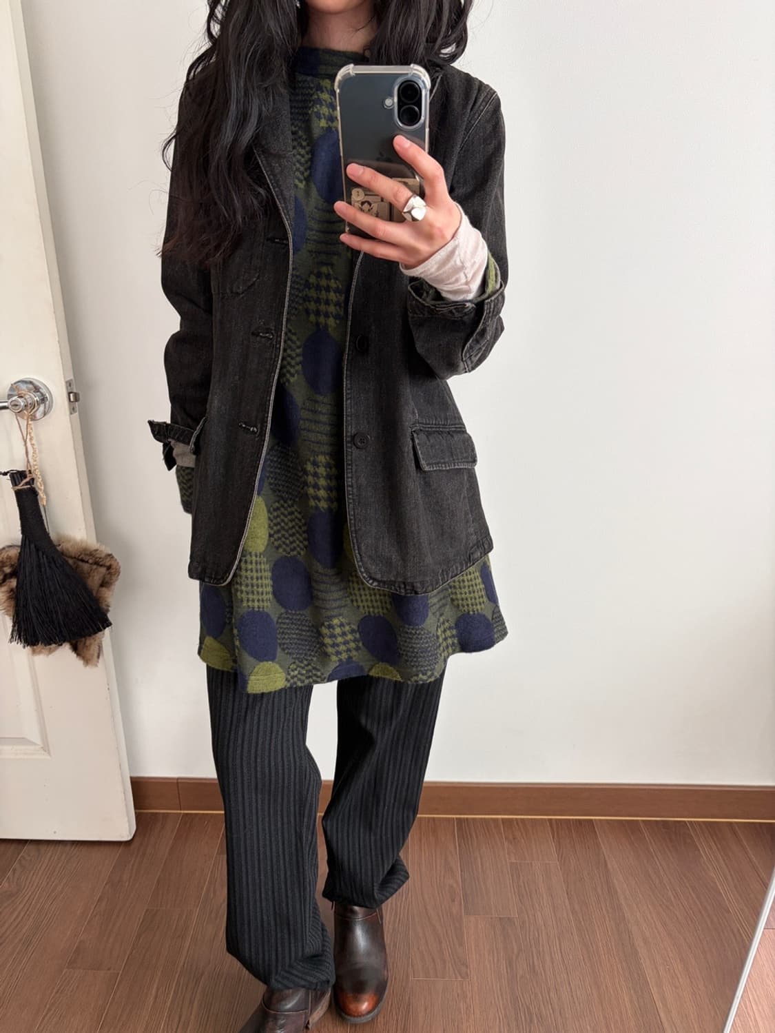 dot patterned dress 상품이미지6