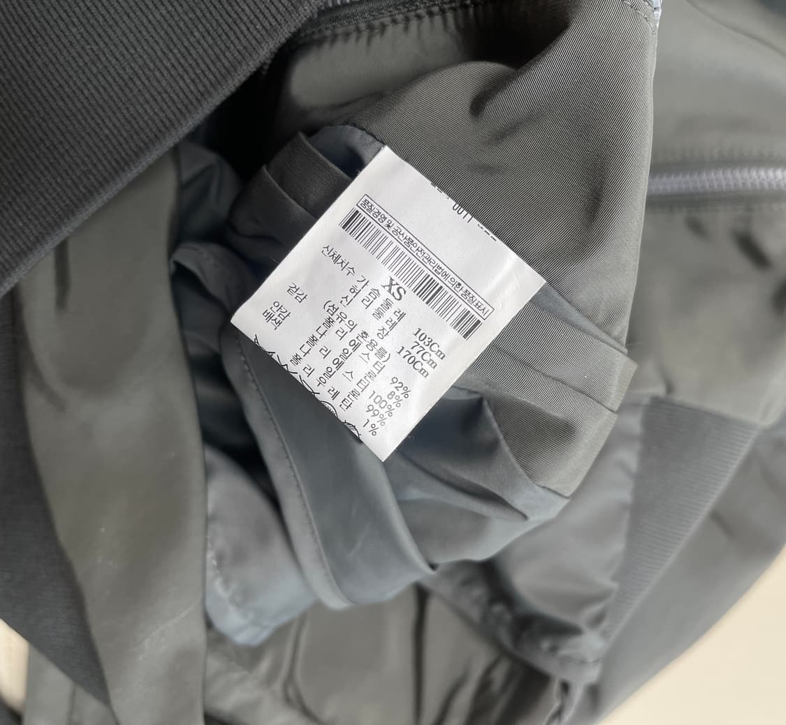 띠어리 봄버 자켓 회색 상품이미지6