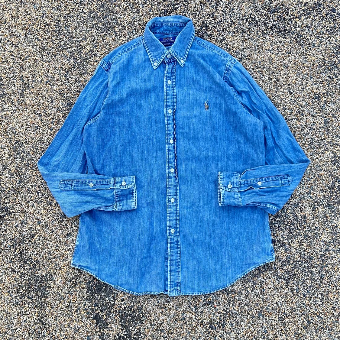 폴로 랄프로렌(polo ralph lauren) 샴브레이 데님 셔츠 상품이미지1