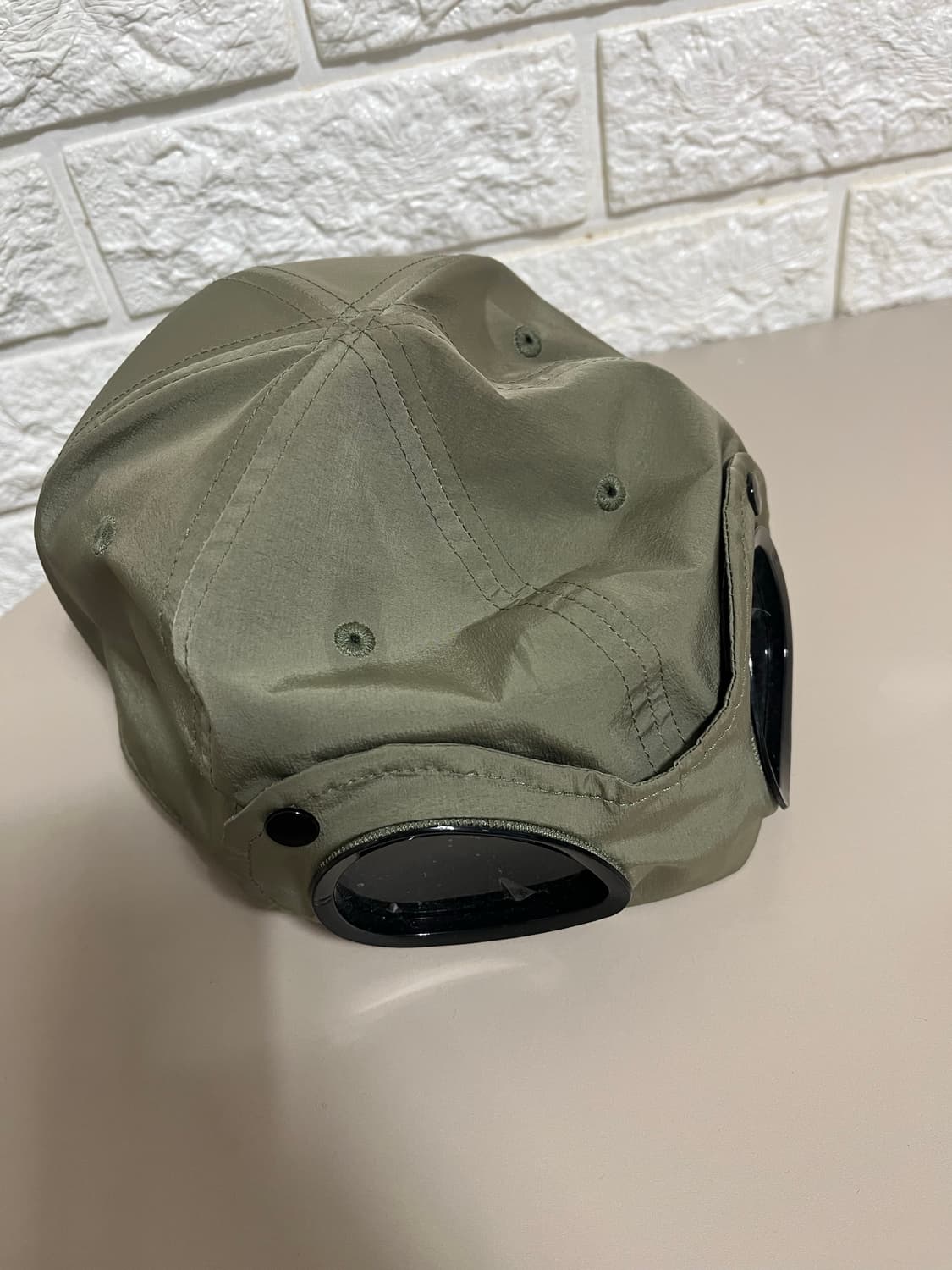 급처) CP 고글캡 XL 카키색 판매 상품이미지1