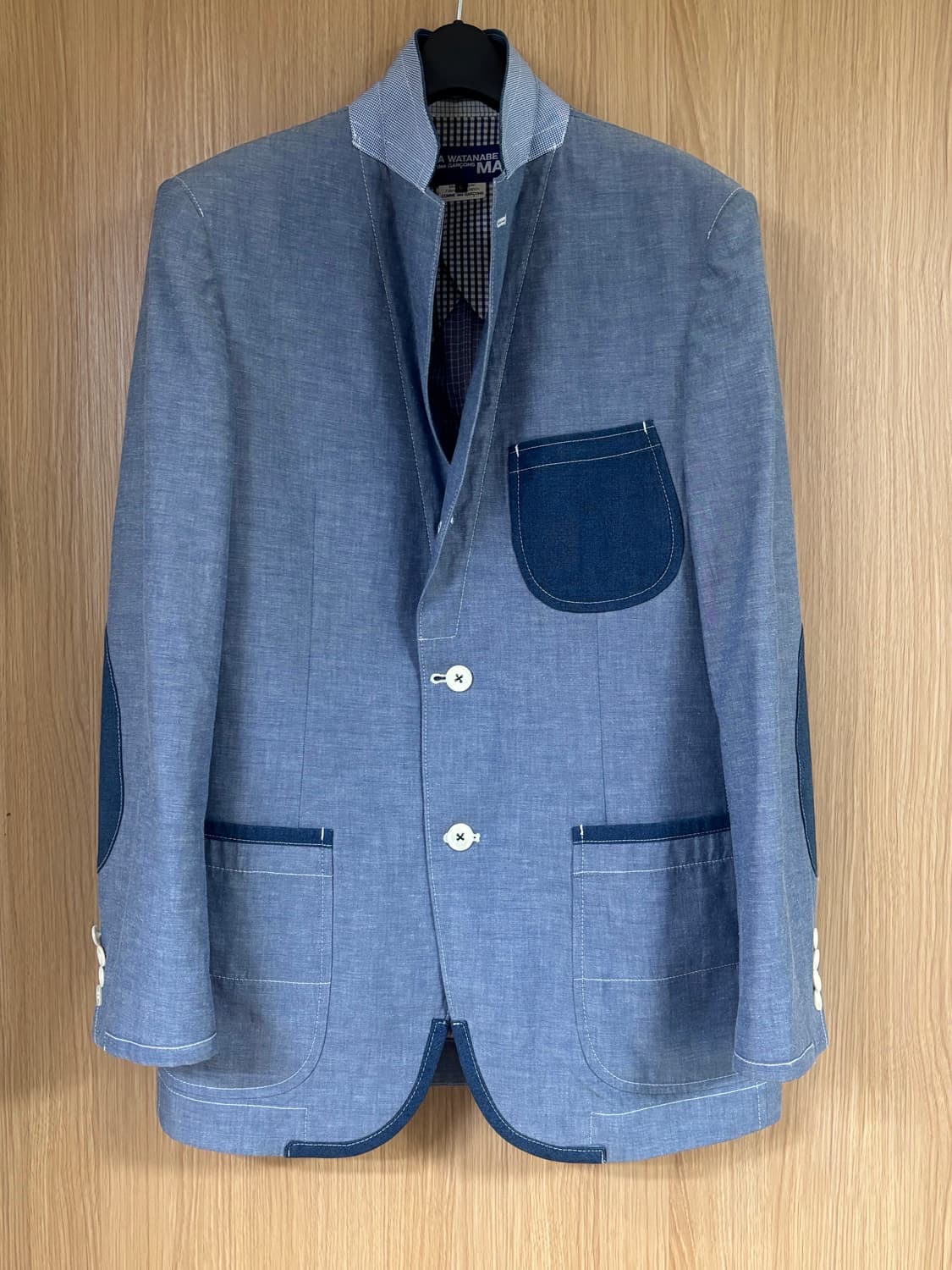 준야 와타나베 꼼데가르송 면 자켓 L 상품이미지3