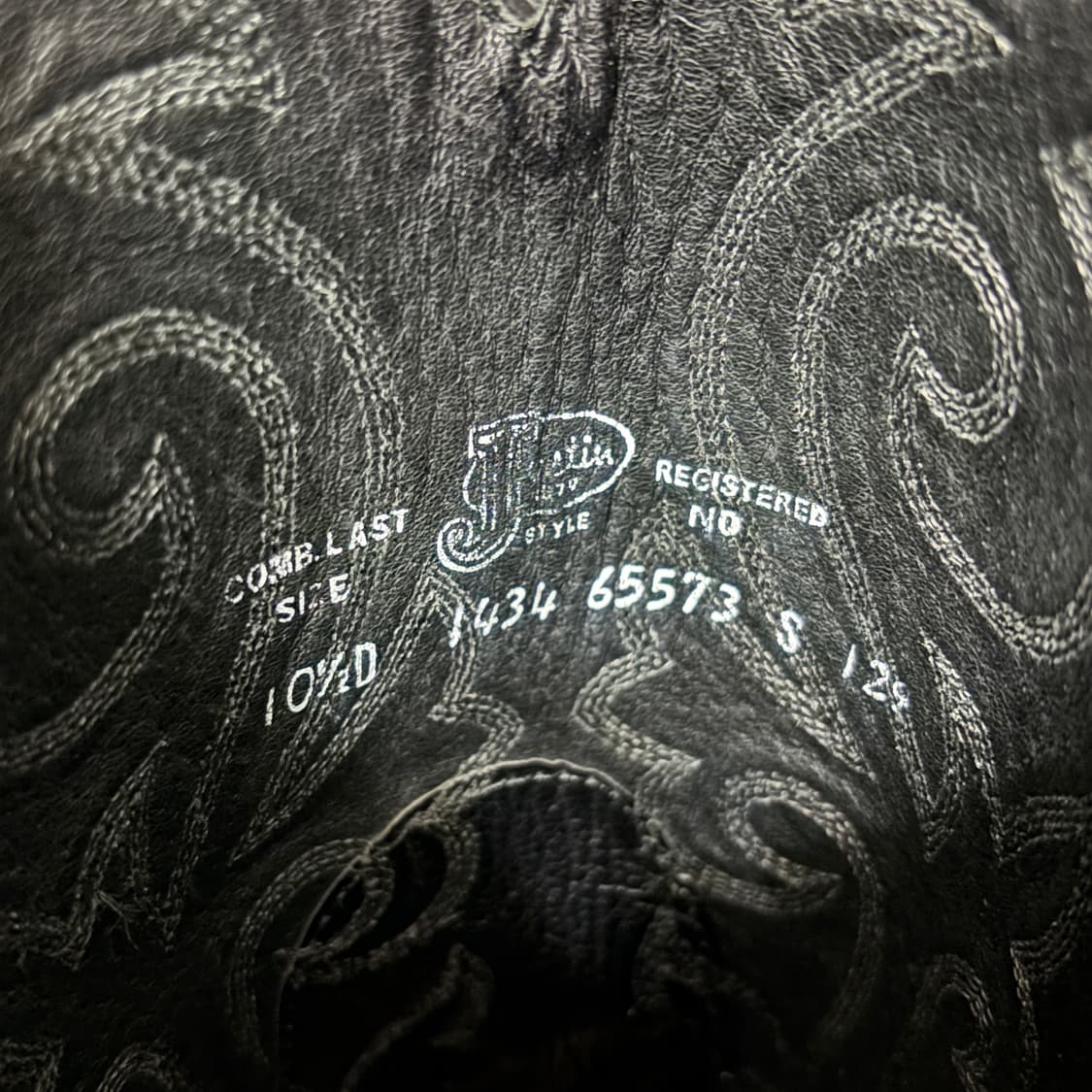 저스틴 justin 웨스턴 부츠 10.5D (275~280) 상품이미지10