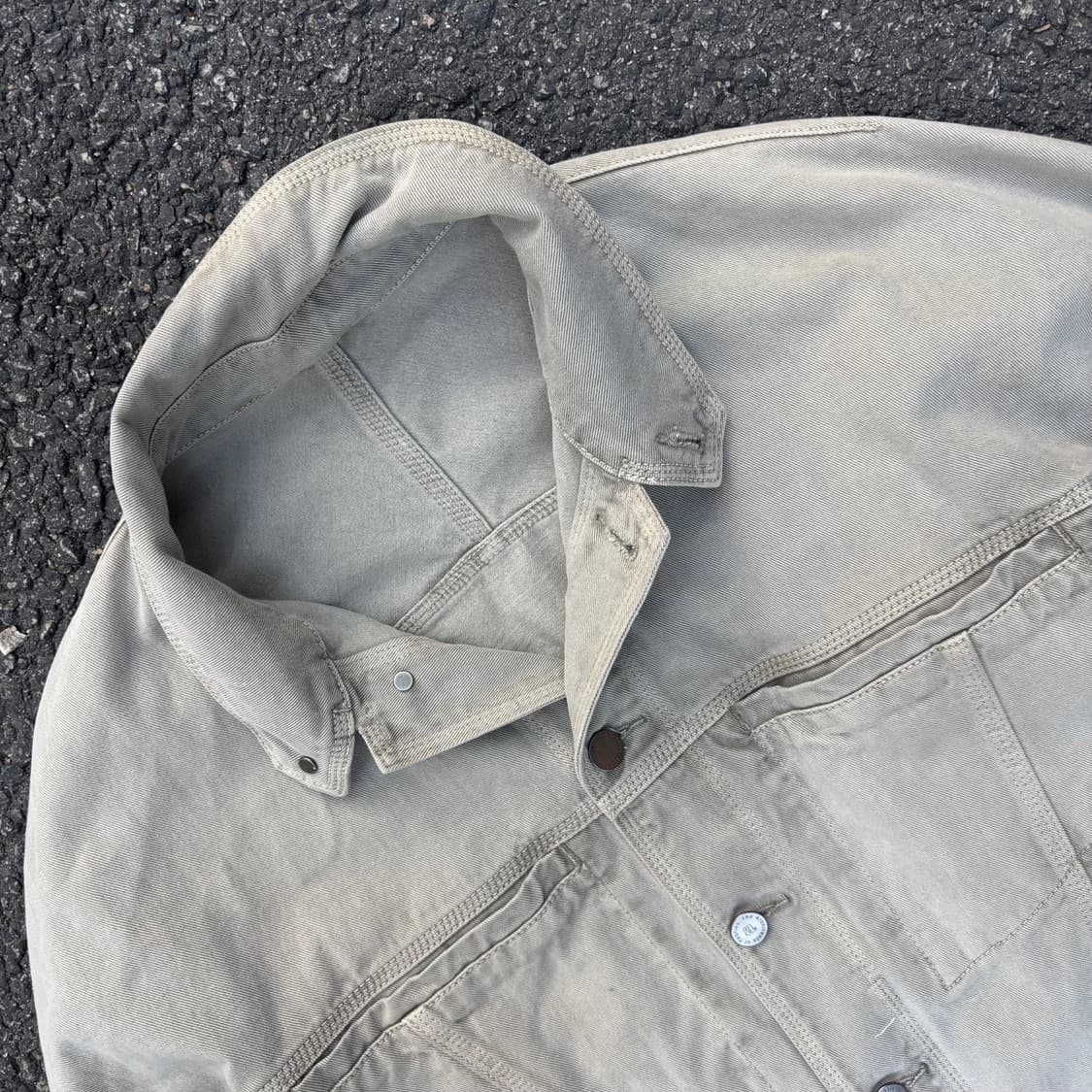 알레그리 코튼 워크 자켓 상품이미지3