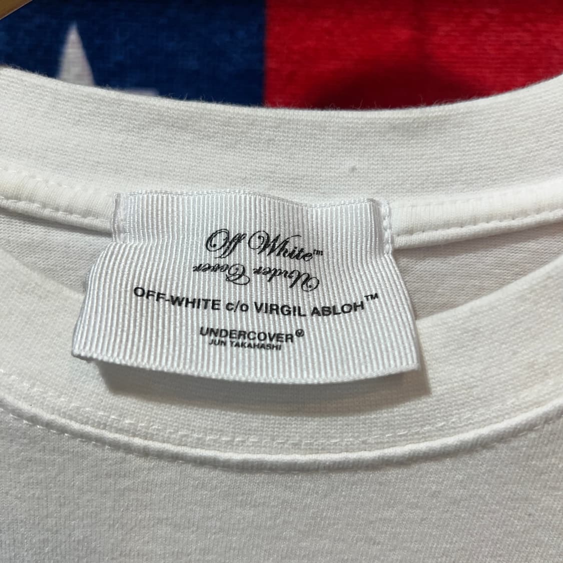 오프화이트X언더커버 티셔츠 상품이미지4
