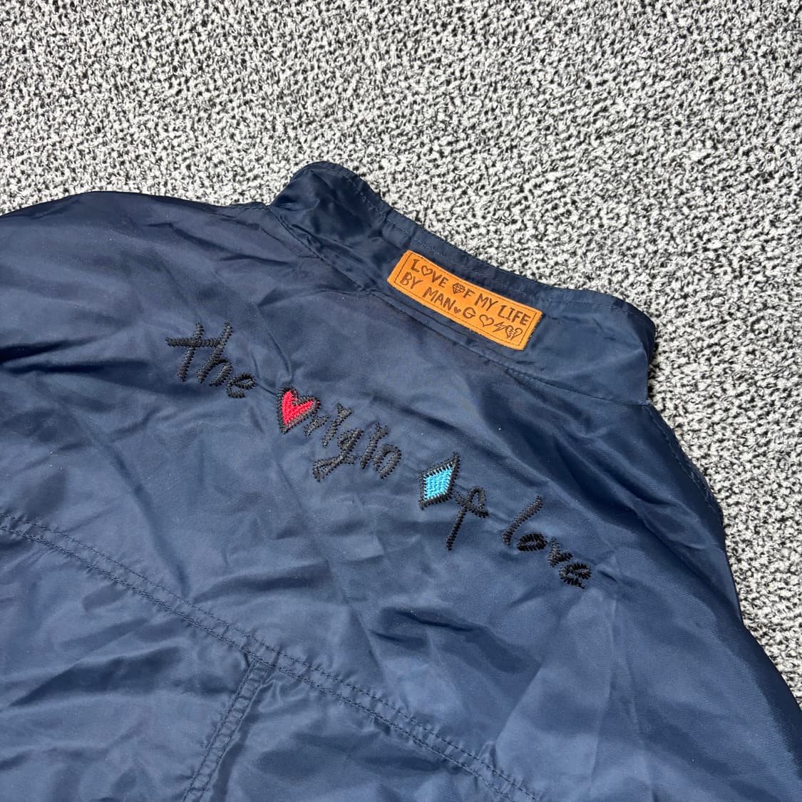 그라피스트 만지 MAN.G 바람막이 야상 점퍼 네이비 (F) 상품이미지7