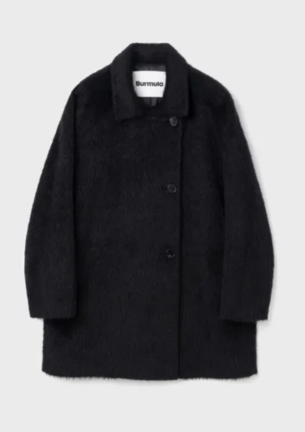 버뮬라 헤어리 모헤어 하프코트 상품이미지1