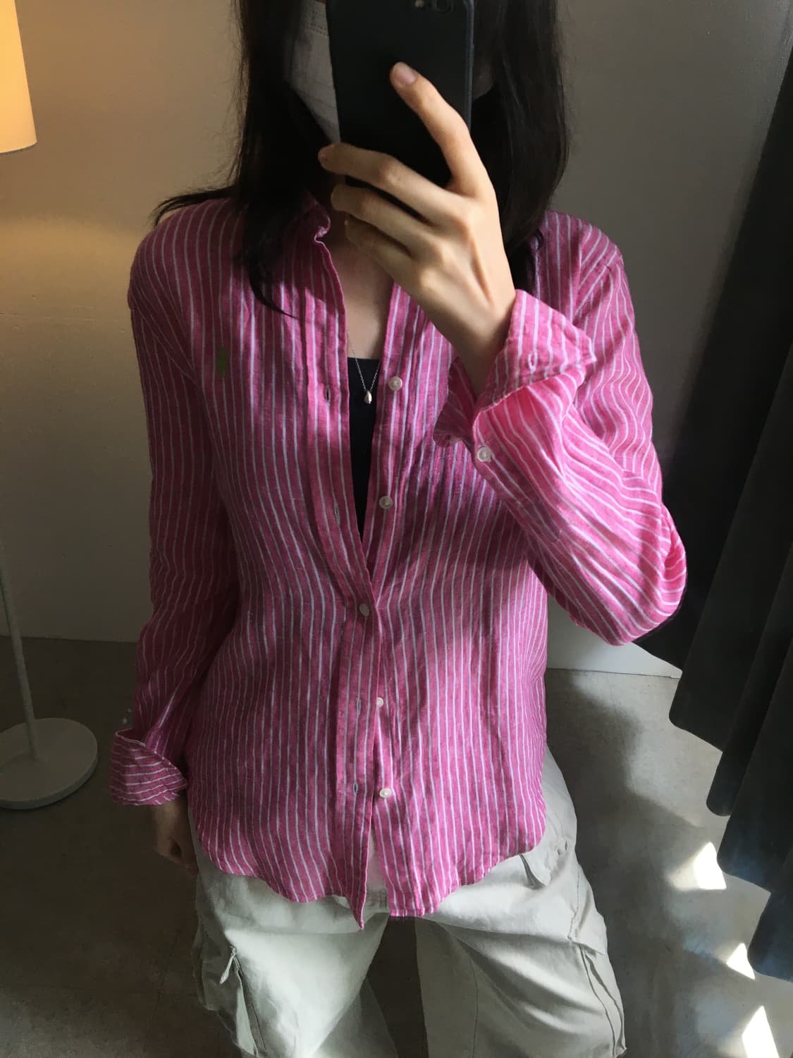 폴로 랄프로렌 스트라이프 코튼셔츠 상품이미지3