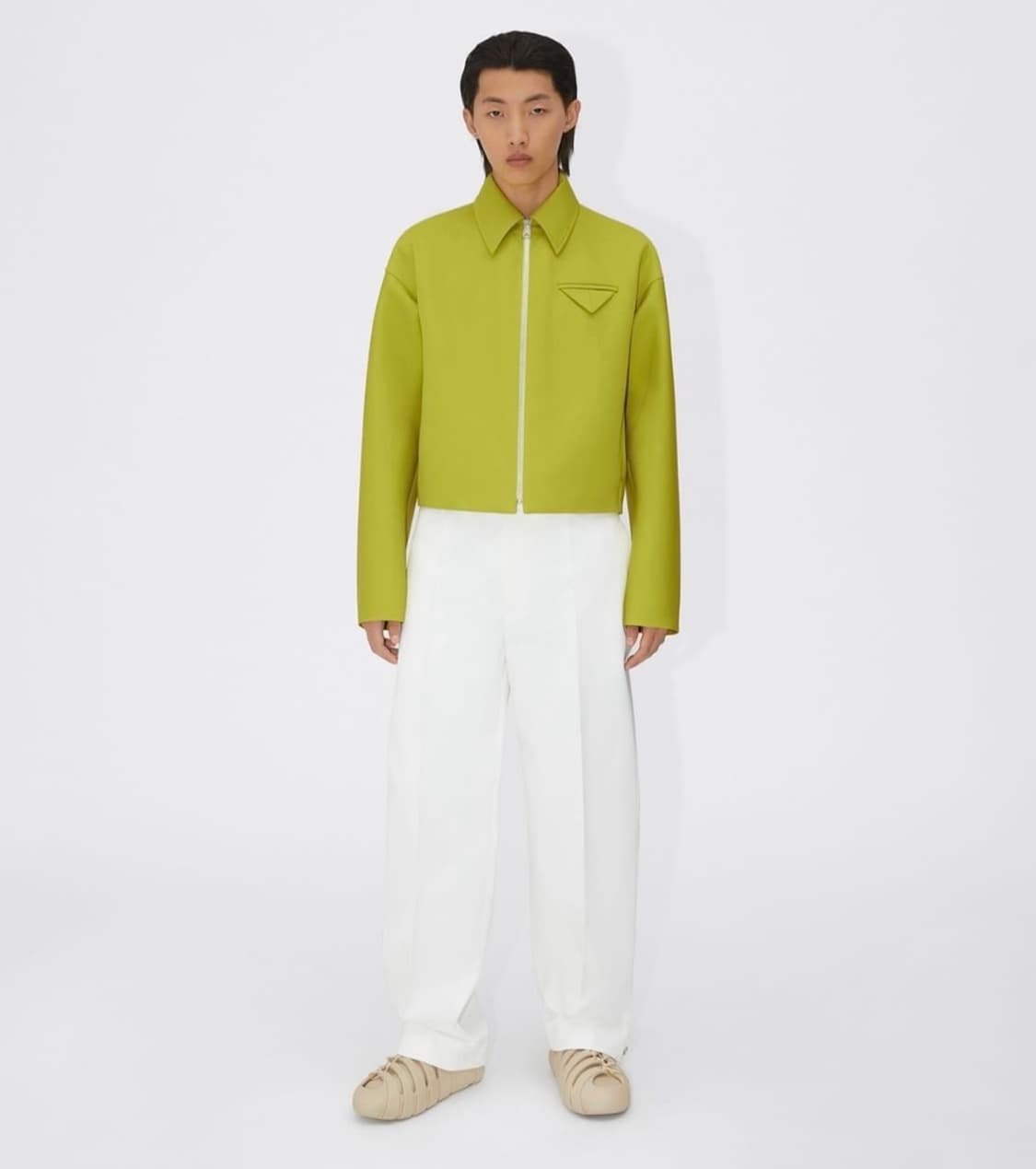 보테가베네타 새틴 블루종자켓 상품이미지5