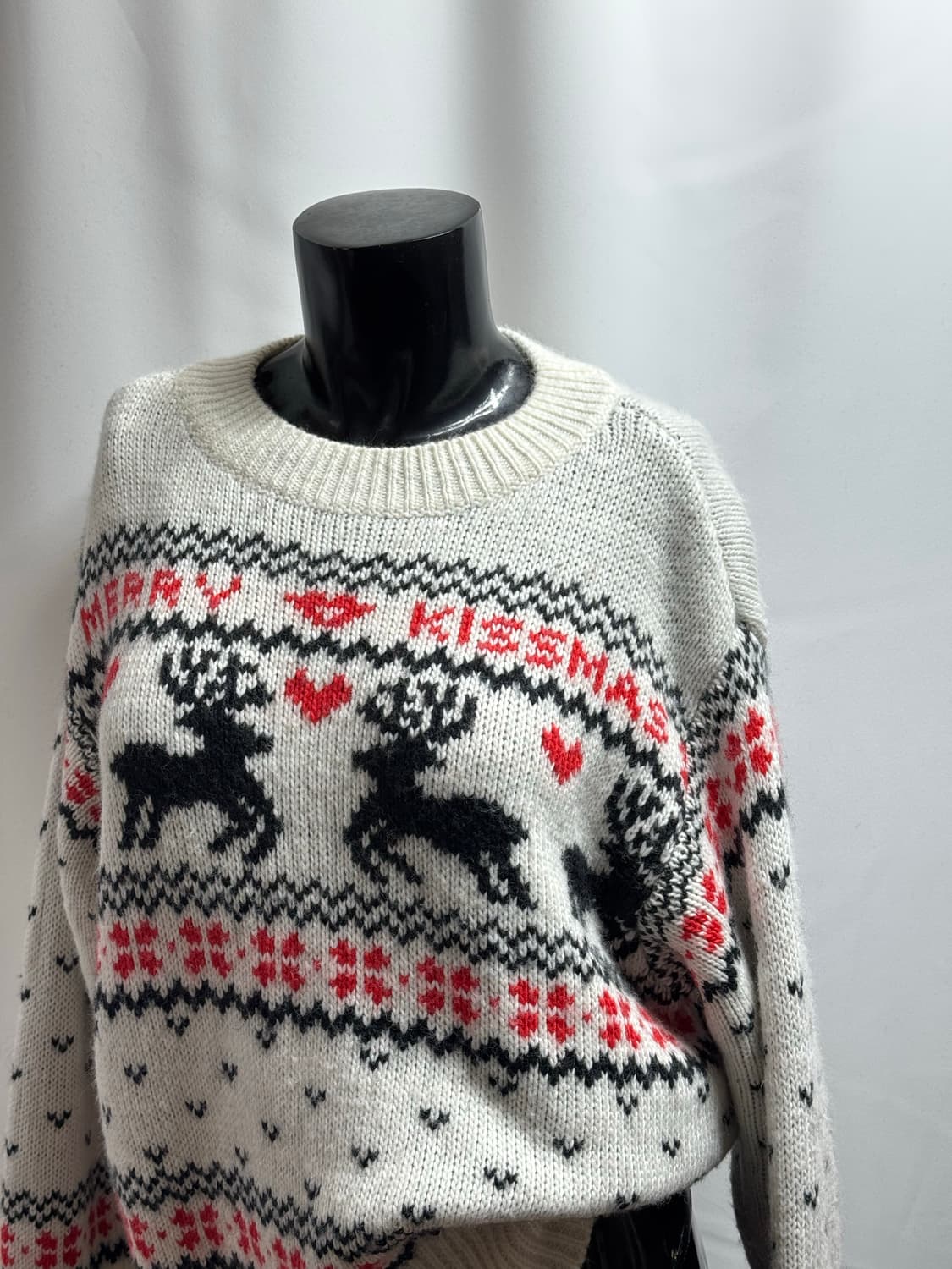 h&m 크리스마스 사슴 니트 상품이미지2