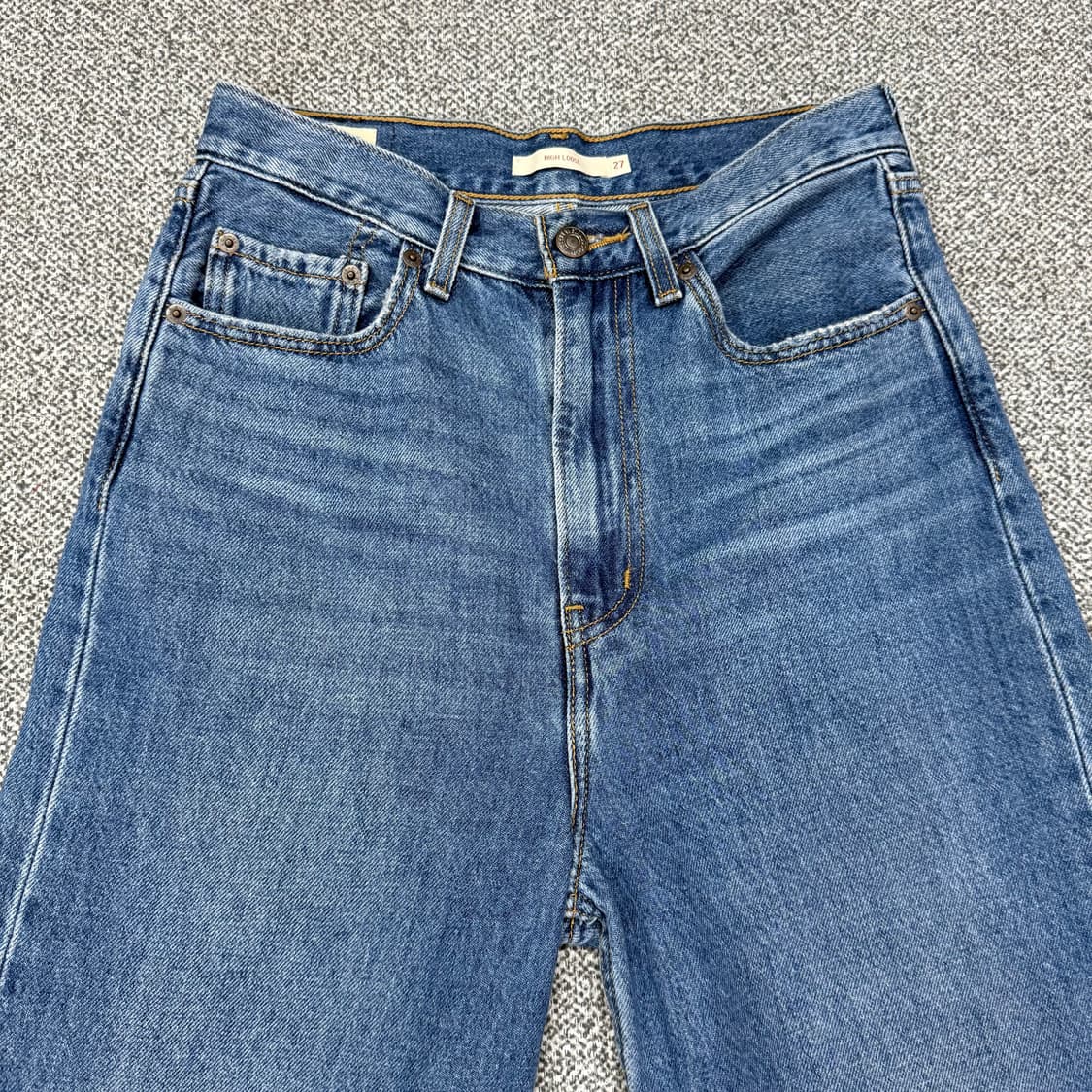 27 리바이스 LEVIS 프리미엄 하이루즈 와이드핏 데님 팬츠 청바지 상품이미지4