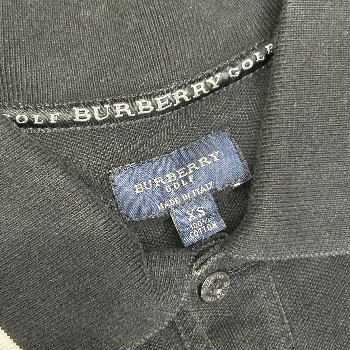 XS 버버리 골프 코튼 카라 반팔티 상품이미지4