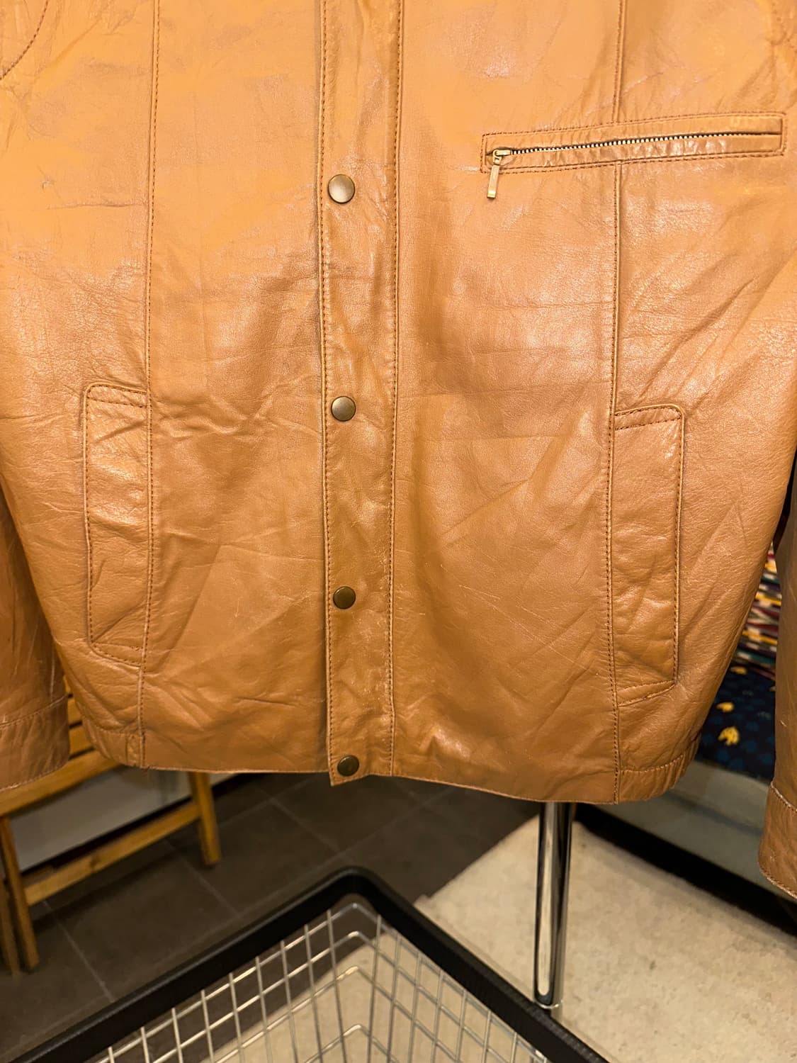 90’s Japanese cow-leather aging tap JK 상품이미지8