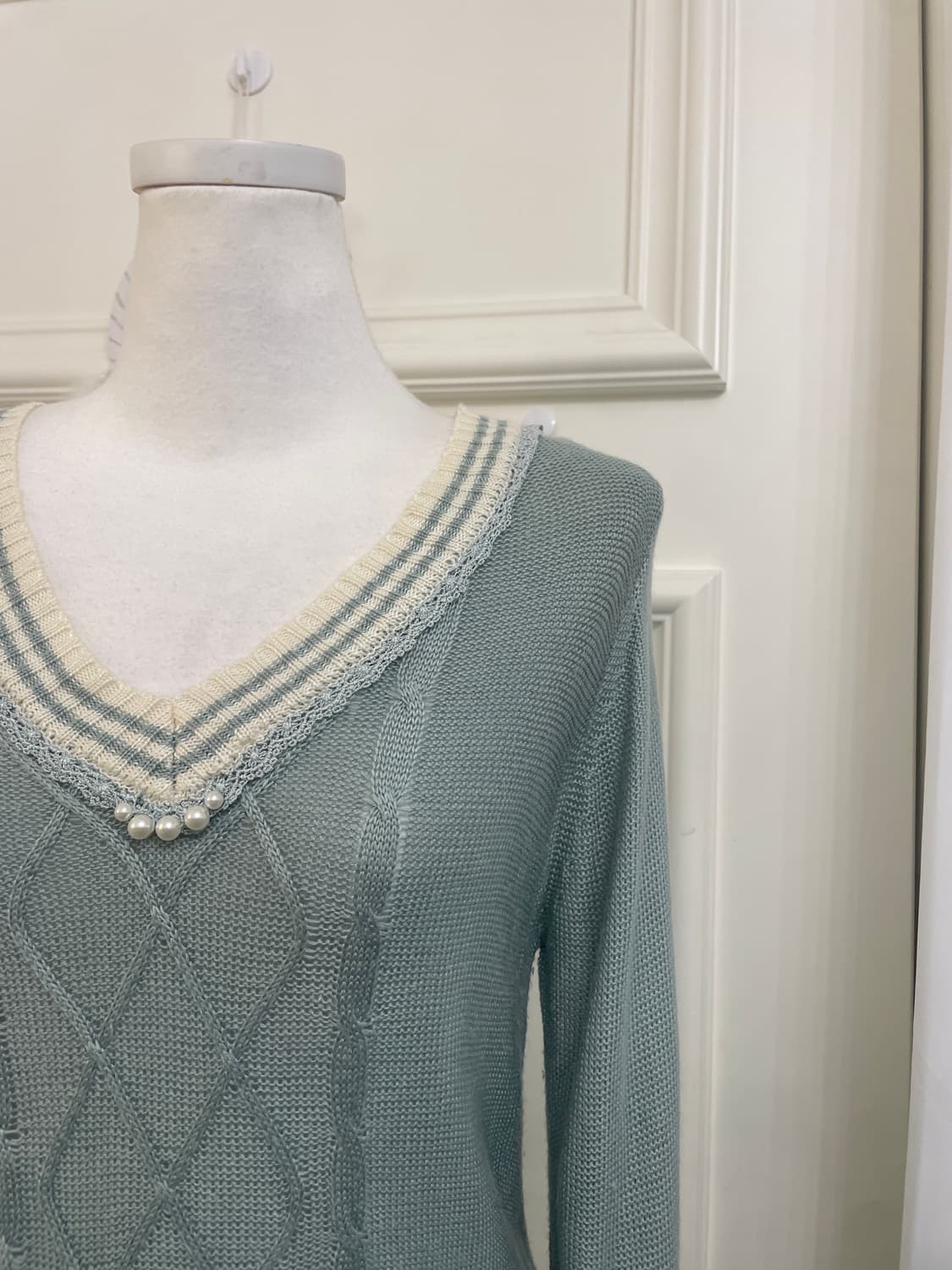 AXES FEMME indi mint lace point twist kn 상품이미지6
