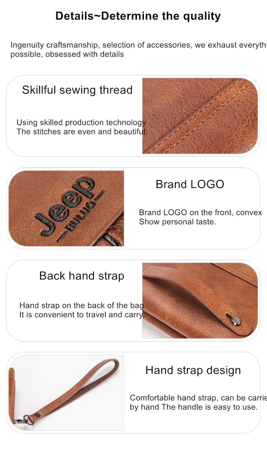 남성 지갑 클러치 파우치 핸드백 상품이미지10