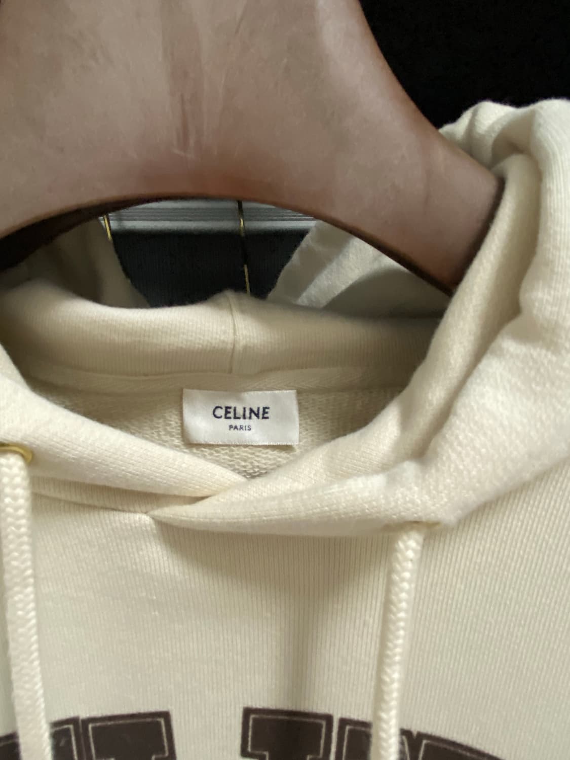 셀린느(CELINE) 코튼 플리스 오버사이즈 후드(L Size) 상품이미지3