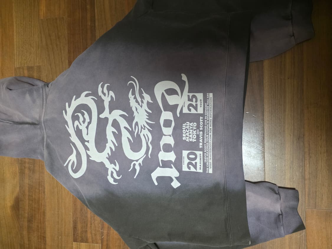 트레비스스캇 머천 후드티 XL 상품이미지3