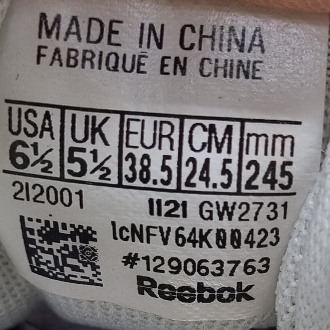 리복 코트시리즈1 스니커즈 245 상품이미지6