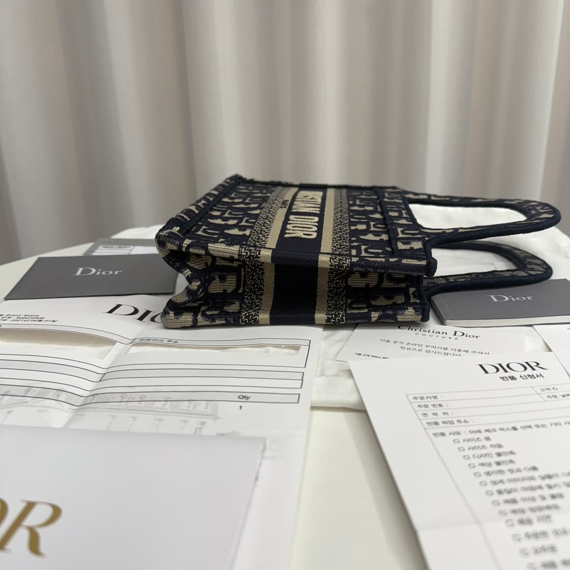 [정품] 디올 오블리크 북토트백 미니 상품이미지8