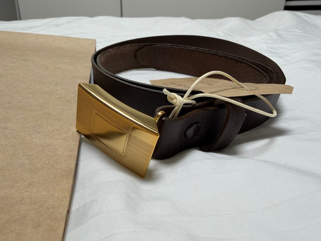 타이가 타카하시 히콕 벨트 머드브라운 lot 003 상품이미지1