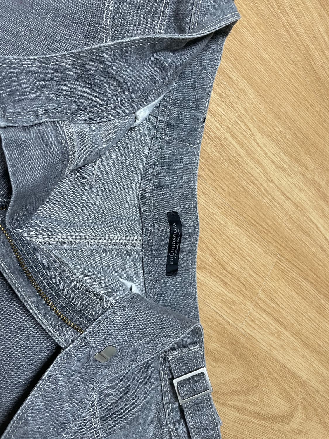 리바이스 우영미 그레이 랩 데님팬츠 상품이미지4