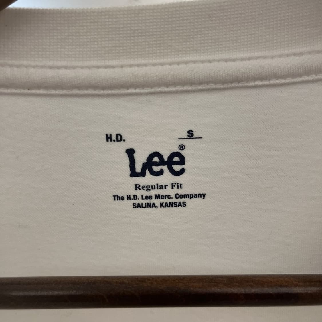 LEE 빈티지 모던 캐주얼 박스로고 반팔티 M C12475 상품이미지5