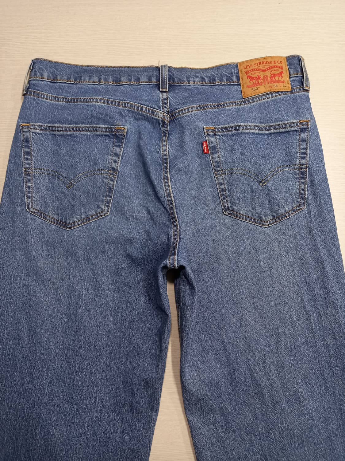 36 리바이스550 워싱 스판 일자진 36-435 상품이미지4