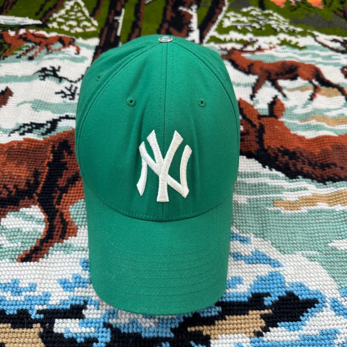 MLB 뉴욕 양키즈 그린 볼캡 상품이미지1