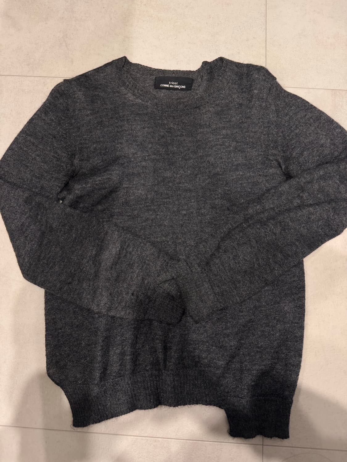 꼼데 트리콧 니트 상품이미지2