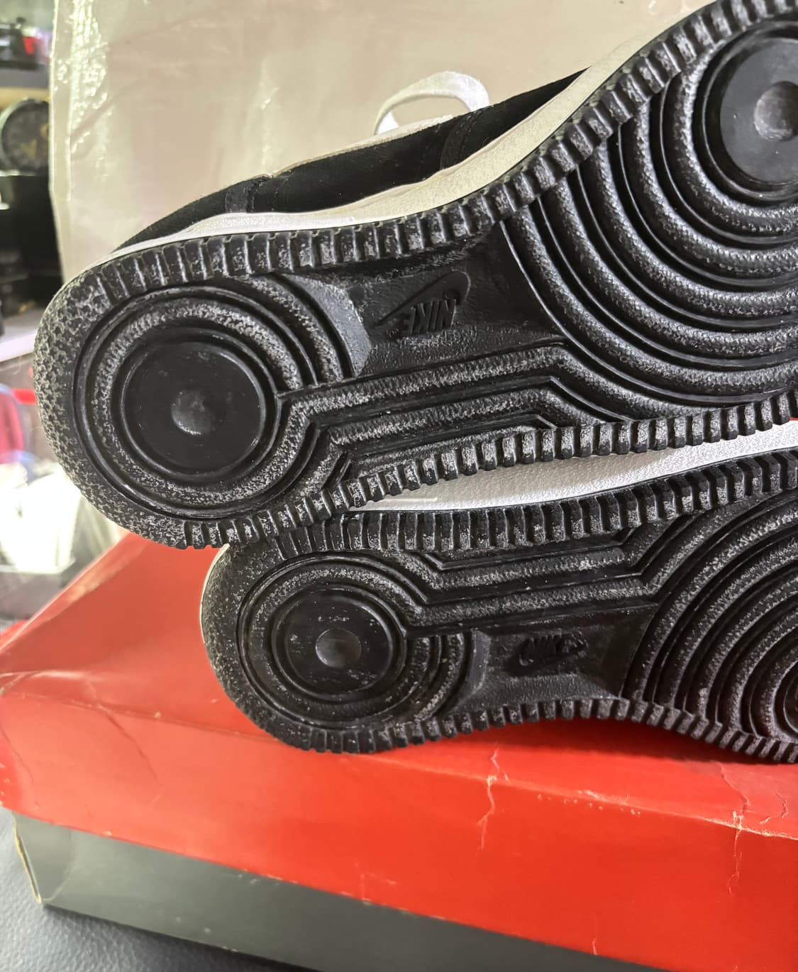 94년 나이키 에어포스 1 cvs 검/흰 상품이미지3