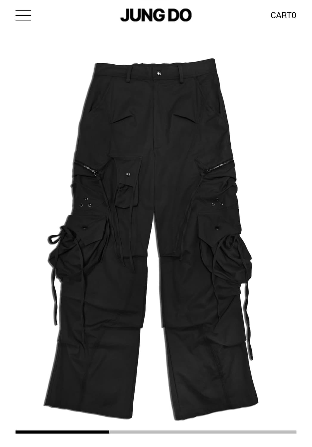 [Black] Jungdo YETI CARGO PANTS 상품이미지2