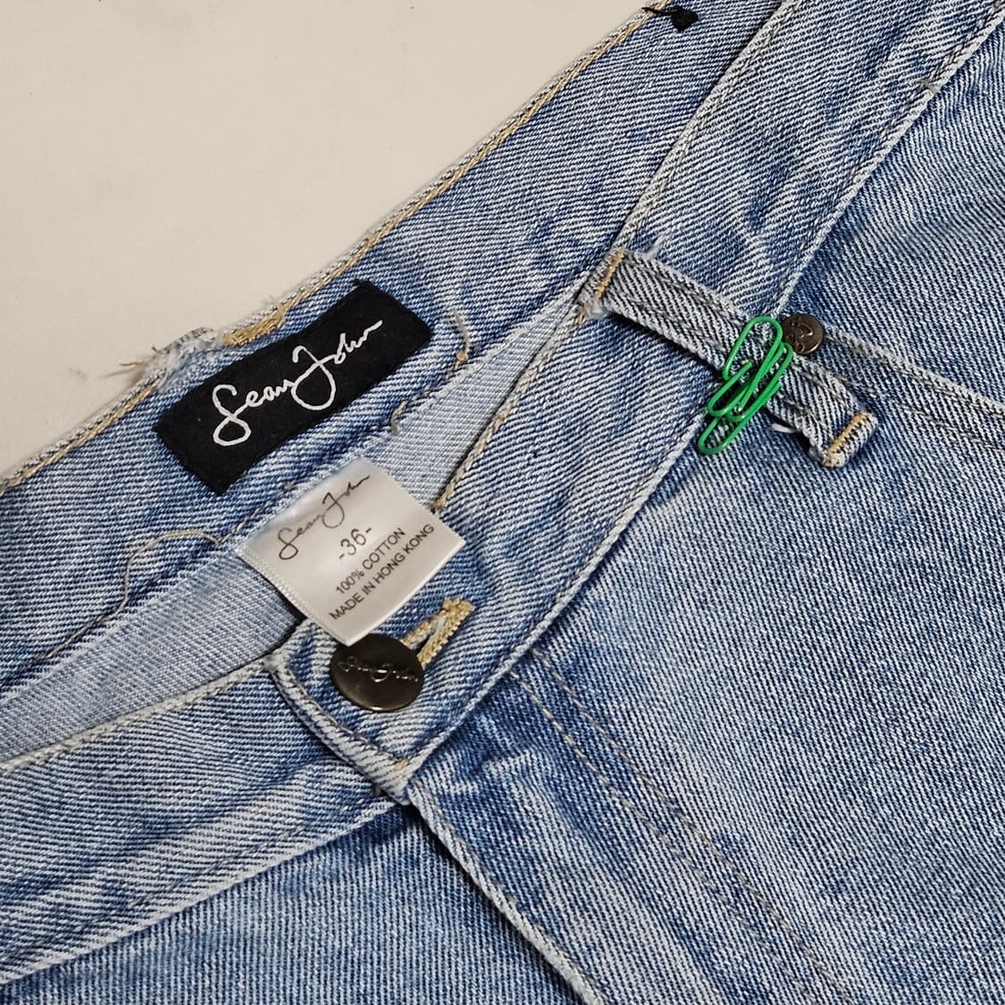 36) Sean John 션존 연청 카펜터 데님팬츠 상품이미지5