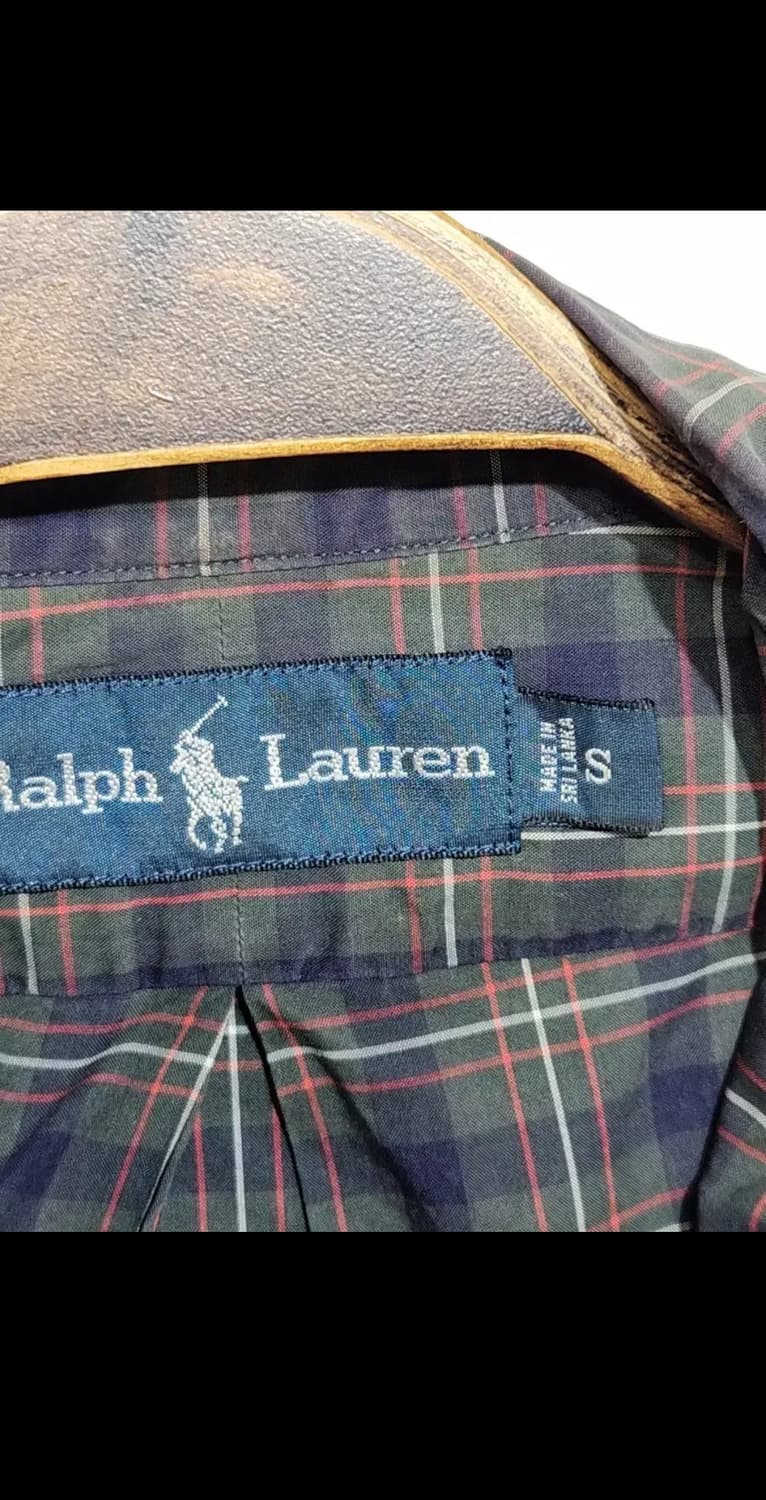 (S) 랄프로렌 폴로 셔츠 체크 남방 캐주얼  상품이미지3