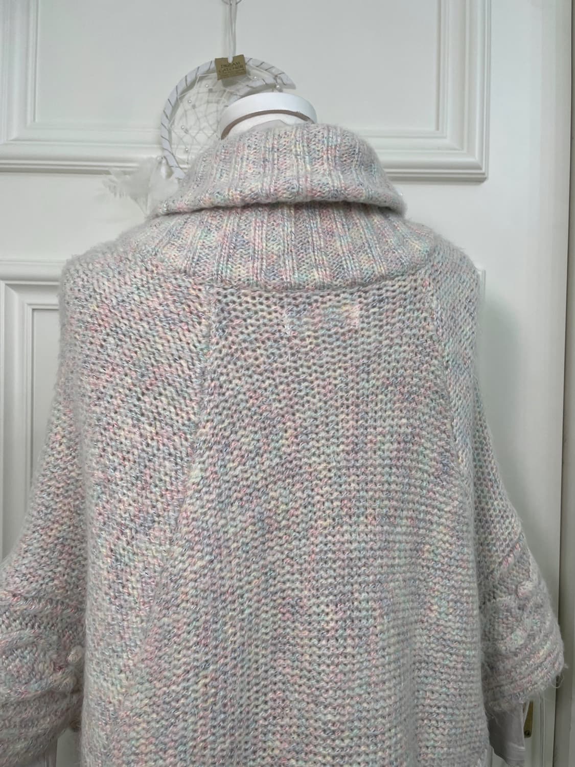 sheer gray rainbow mori sweater cape&nec 상품이미지6