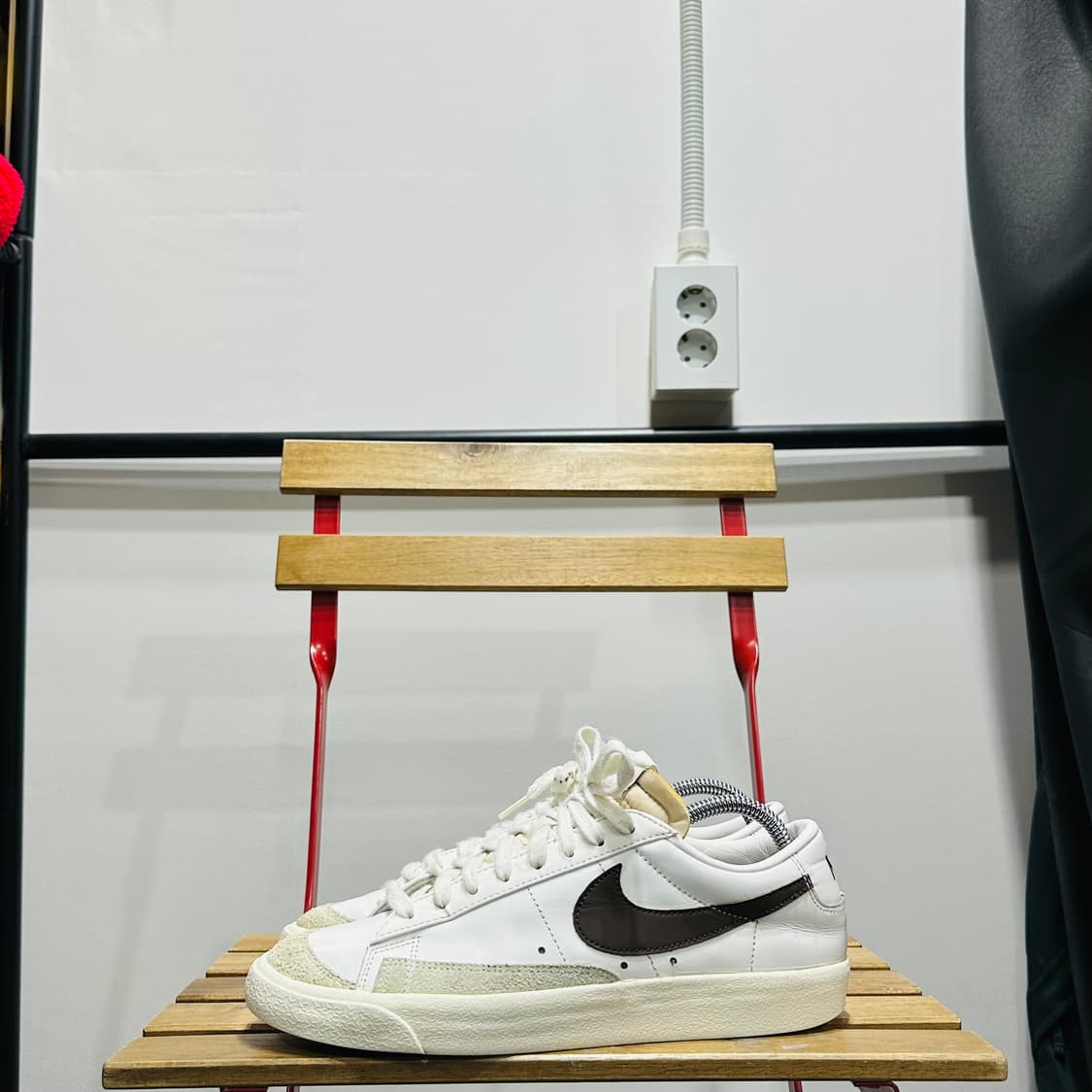 265) 나이키 운동화 남성 남자 신발 블레이저 로우 화이트/블랙 상품이미지3