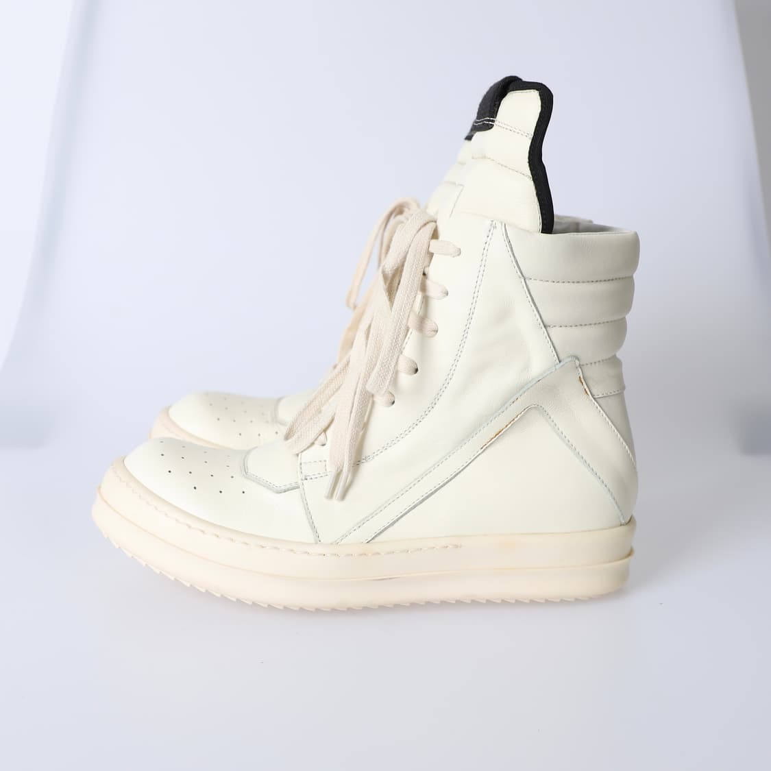 37 / Rick Owens 릭오웬스 지오바스켓 오프화이트 상품이미지4