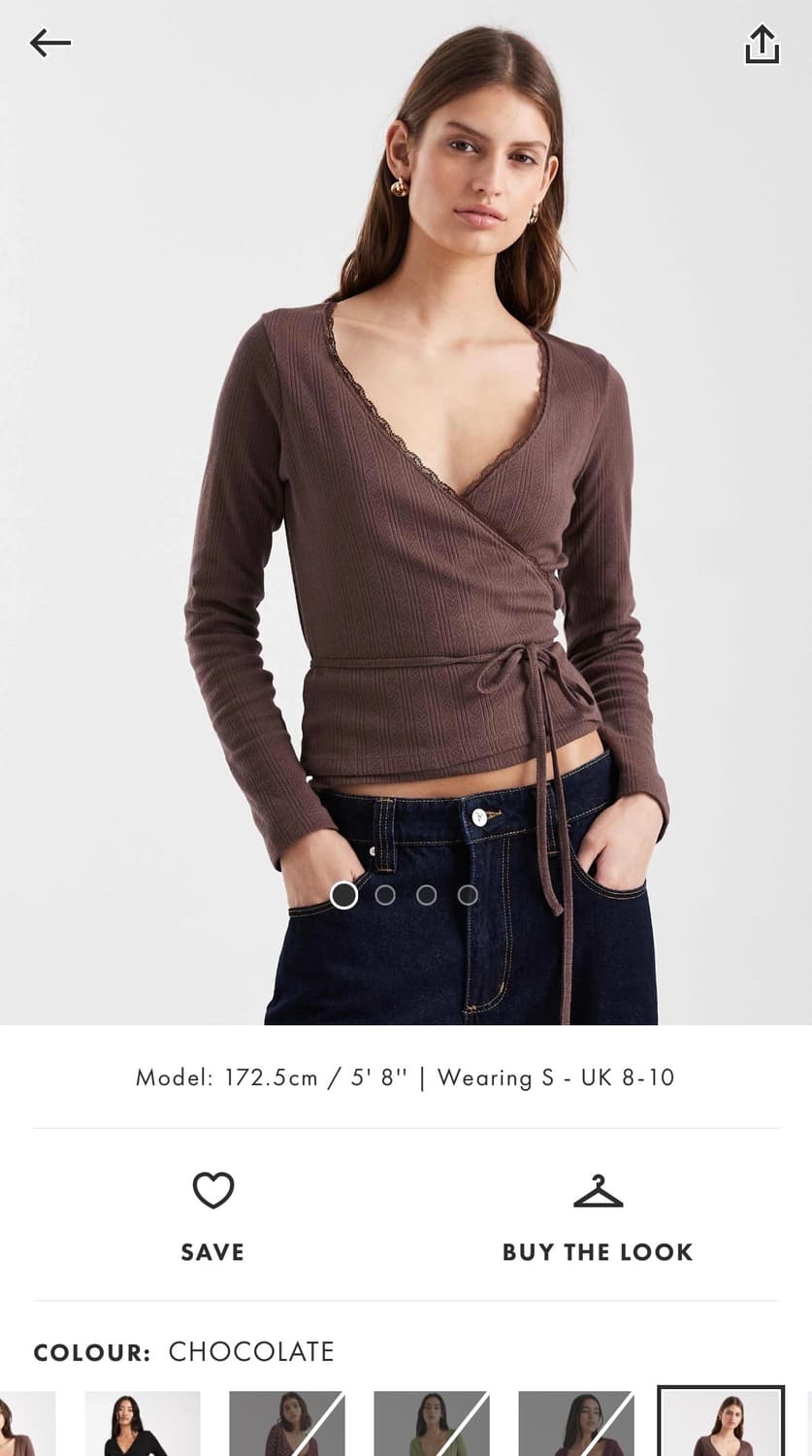 Asos 아소스 miss selfridge 랩 가디건  상품이미지1