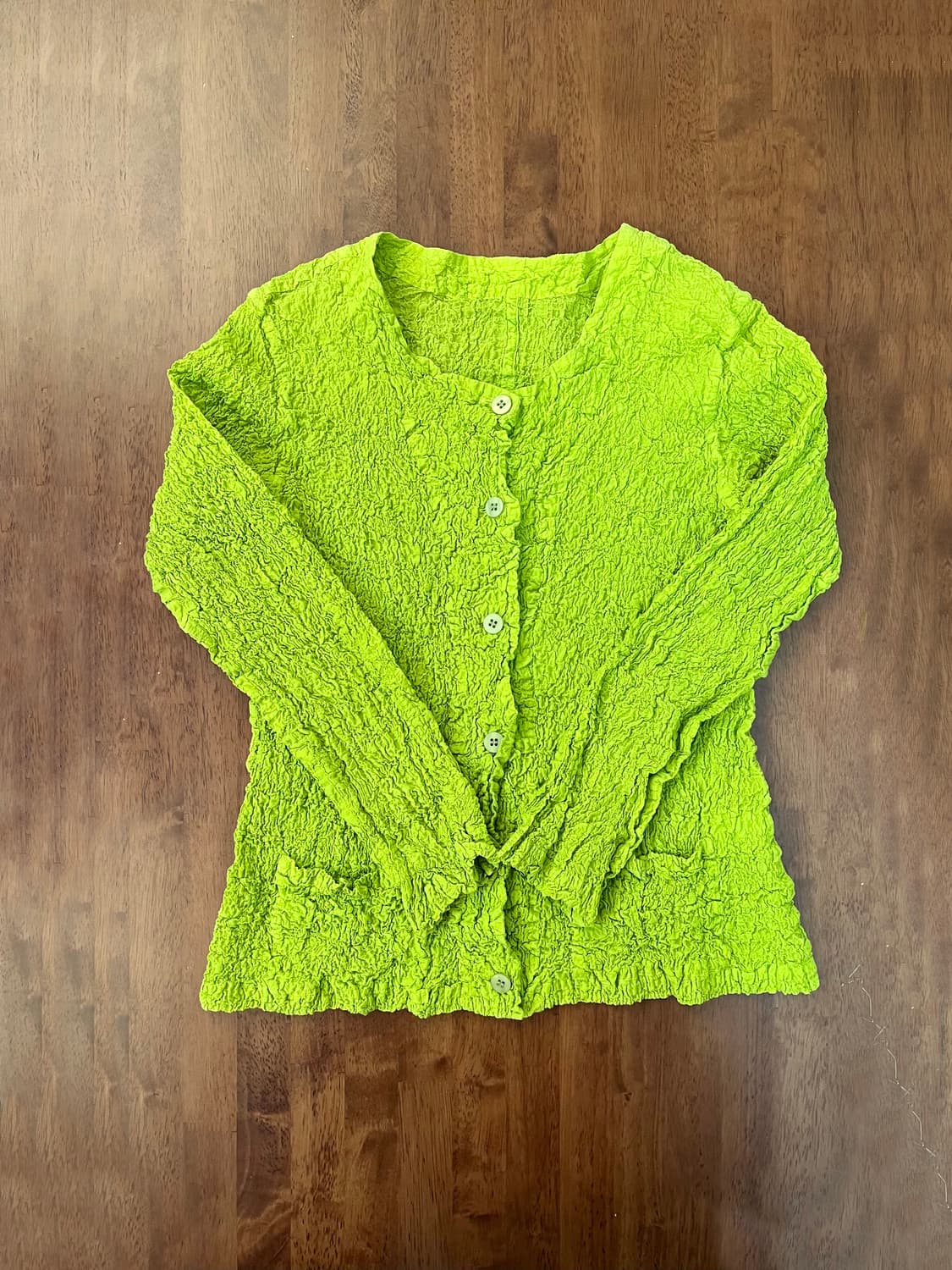 이세이 미야케 링클 가디건 상품이미지2