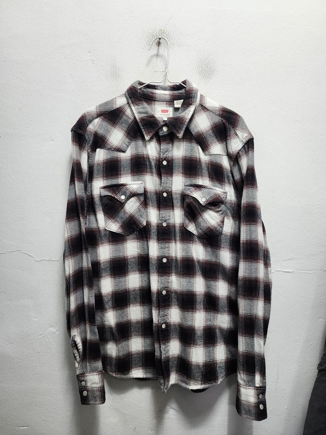 리바이스 웨스턴 체크 셔츠  상품이미지1