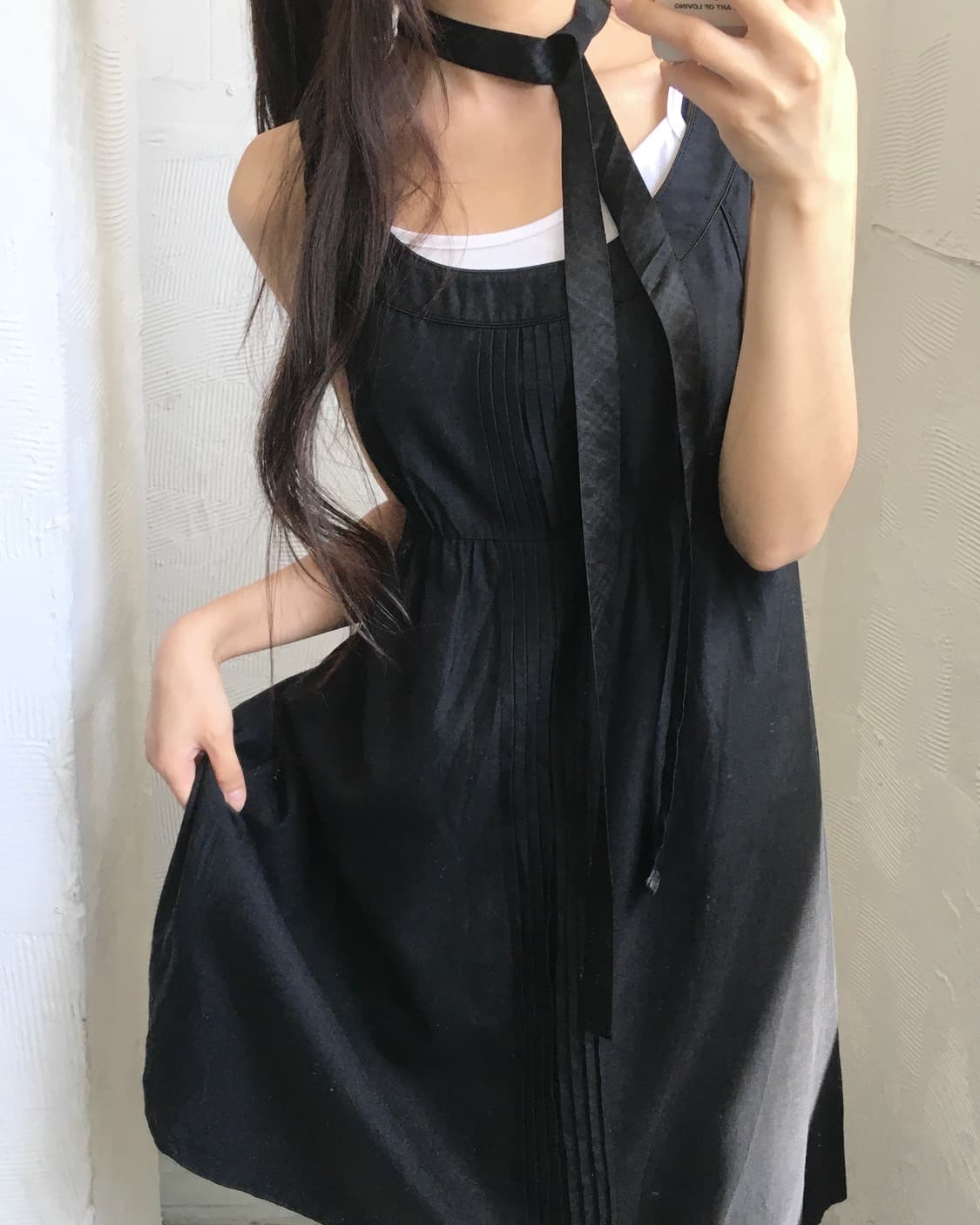 Burberry 버버리 블루라벨 블랙 슬리브리스 원피스 상품이미지2