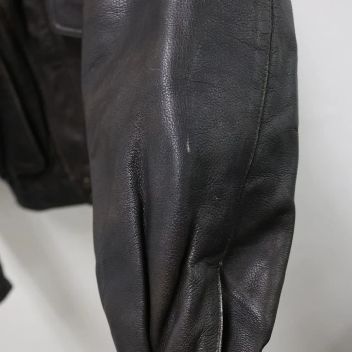 프론트 포켓 가죽 자켓 60970 상품이미지7