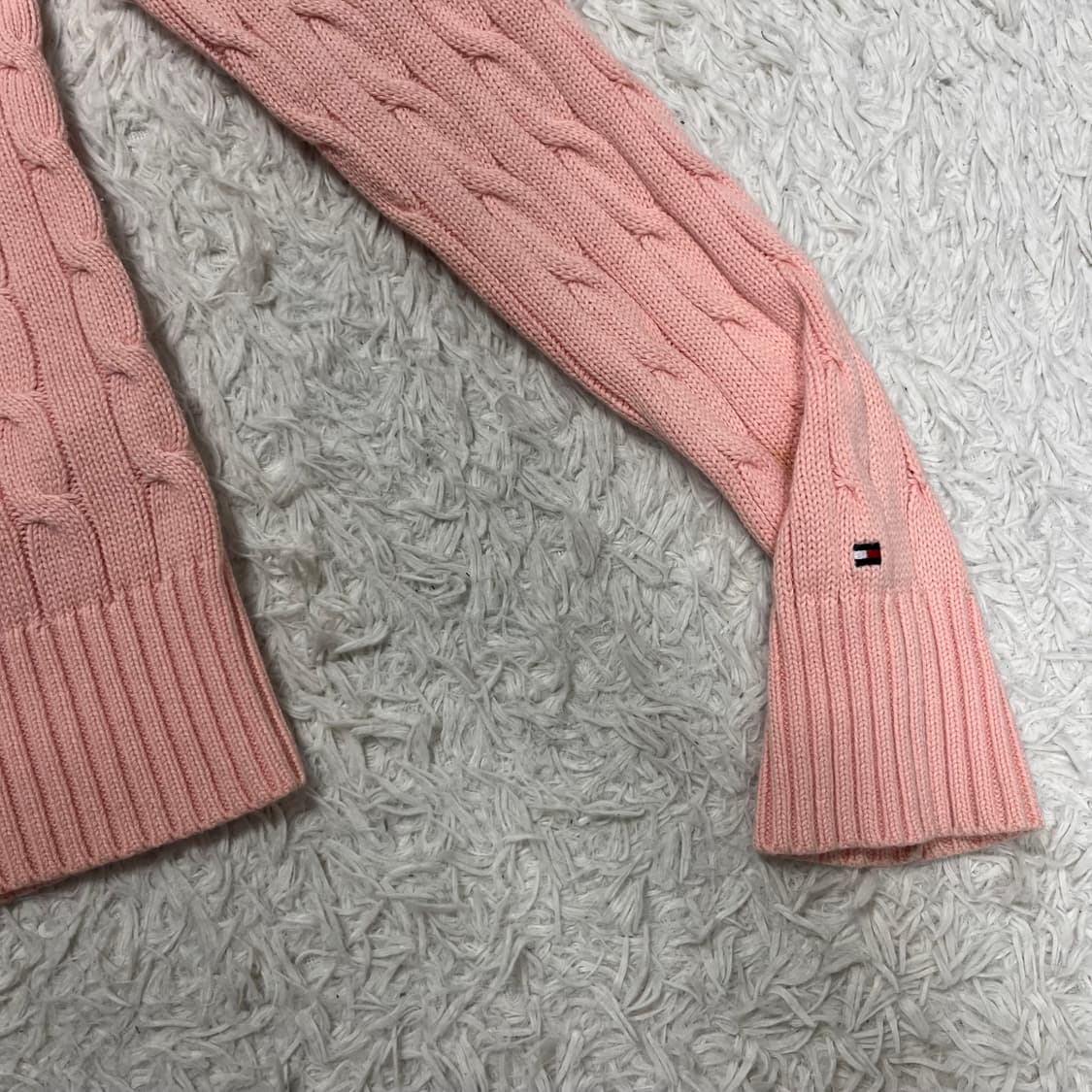 Tommy Hilfiger apricot cable knit 상품이미지5