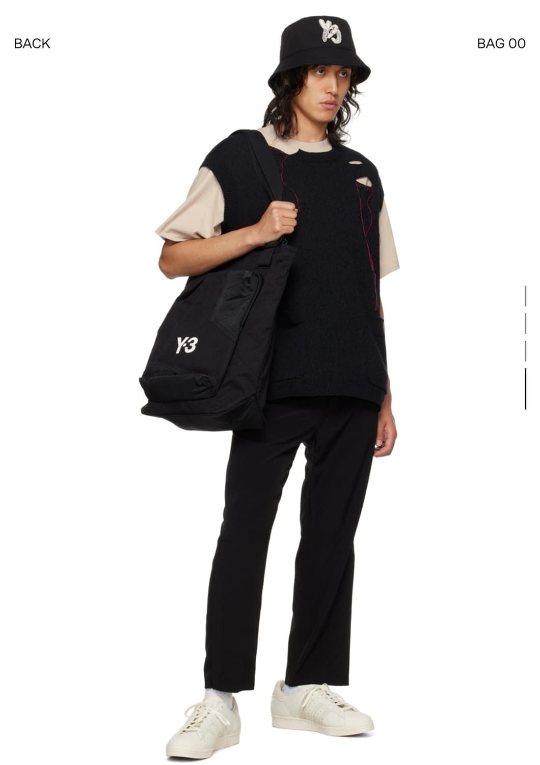 Y-3 블랙 토트백 상품이미지2