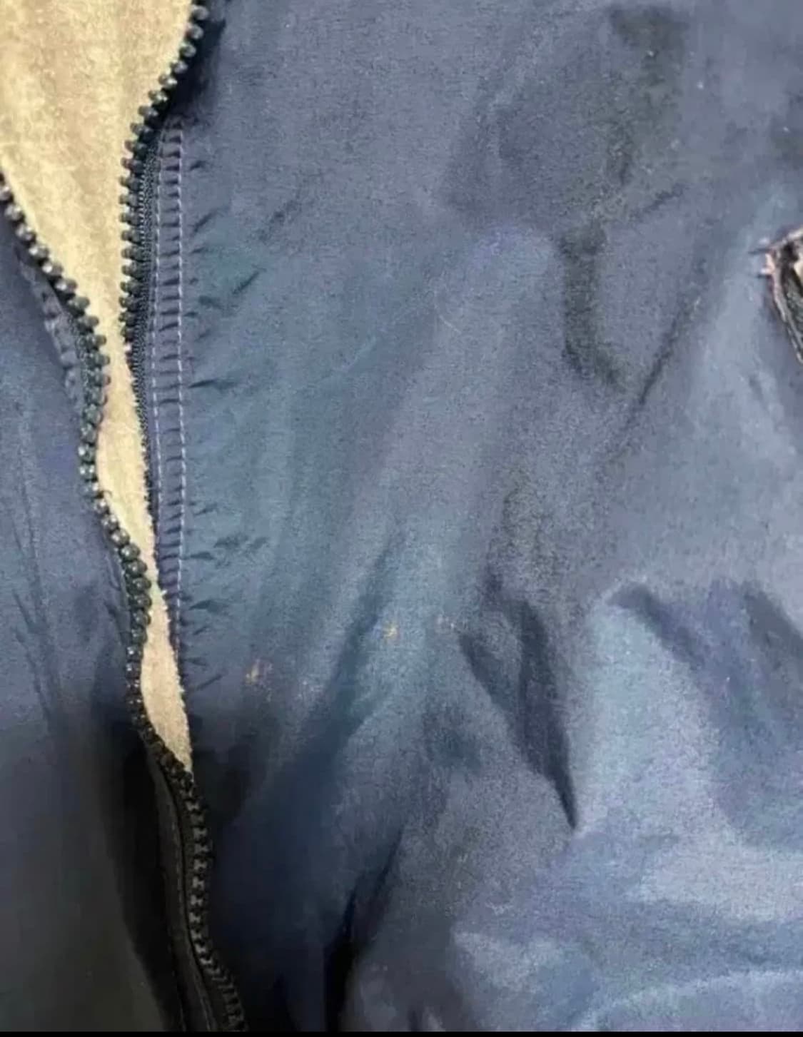 80년대 초반 파타고니아 쉘드 신칠라 봄버 자켓 (네이비) 상품이미지2