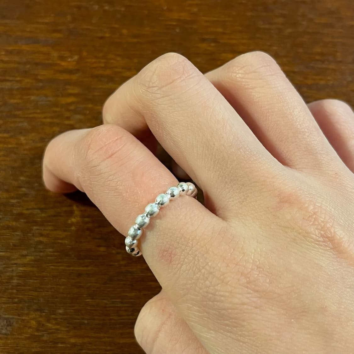 새상품 여성 신주 구슬 반지  상품이미지5