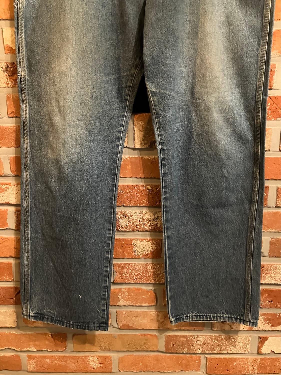 70s USA 빈티지 랭글러 빅밴 데님 카펜터 팬츠 상품이미지4