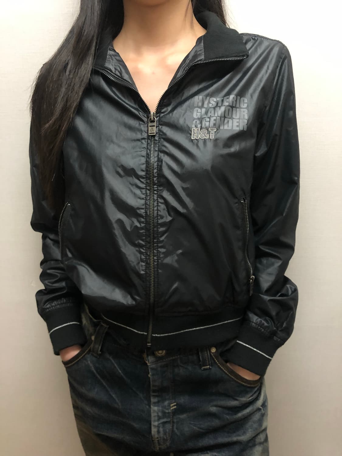 빈티지 H&T 히스테릭글래머&젠더 블랙 자켓 상품이미지4