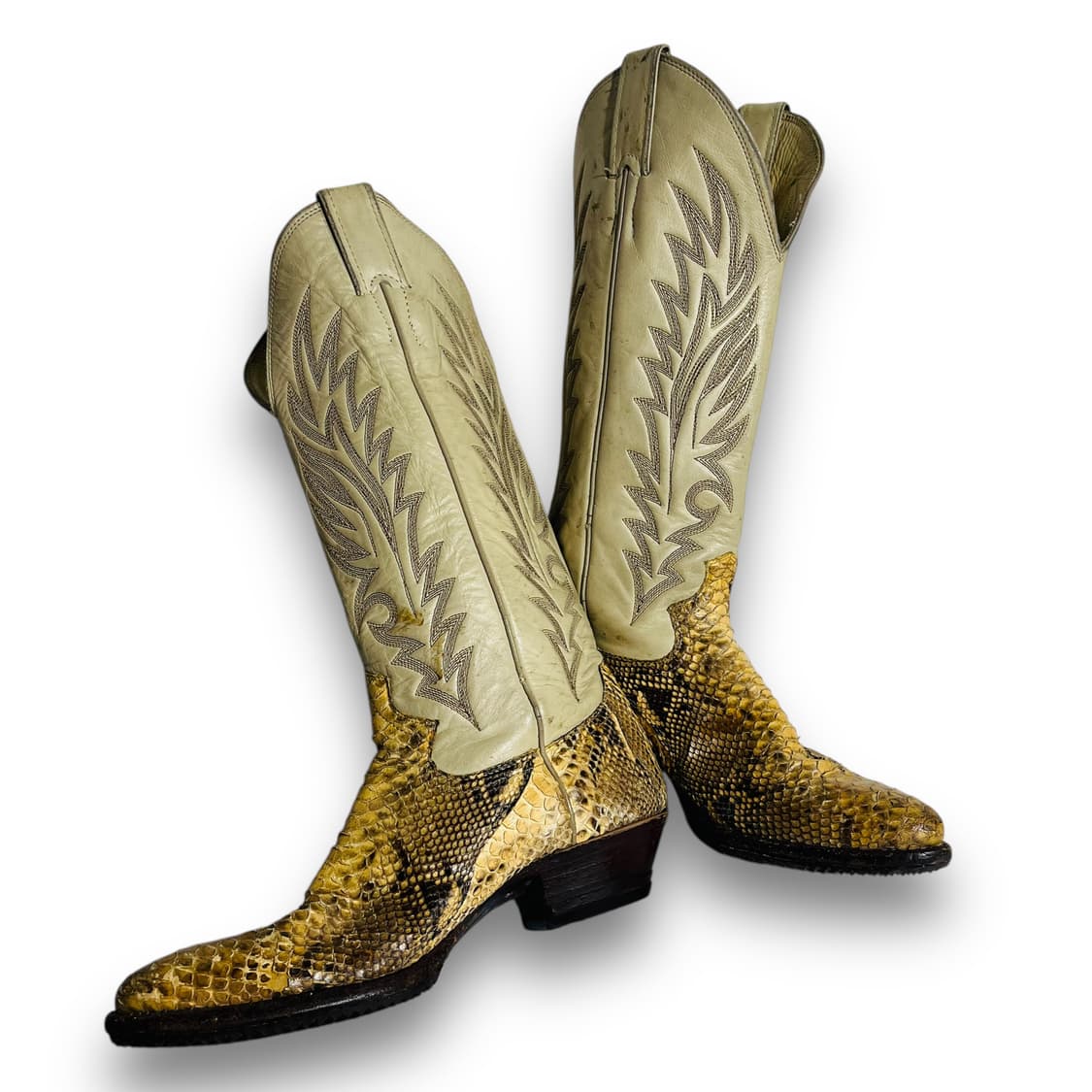 Justin Snake Patterned Western Boots ! 상품이미지3
