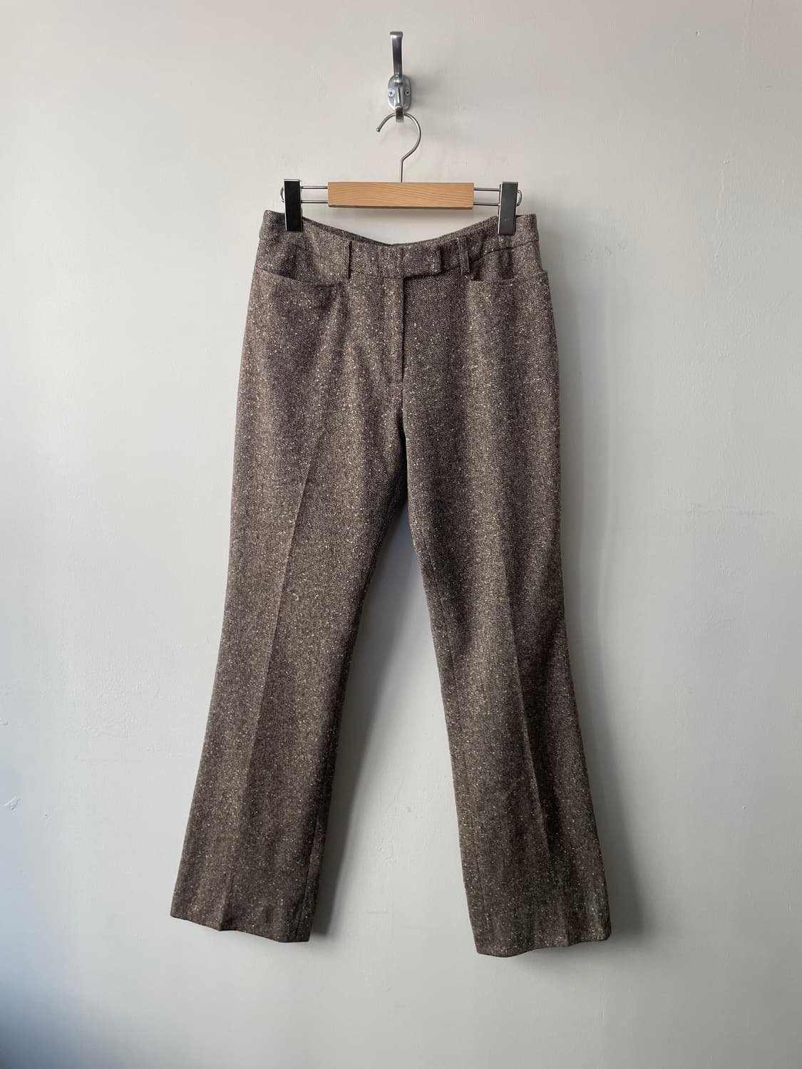 vintage low rise semi boot cut slacks 상품이미지1